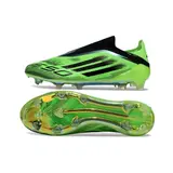 Adidas F50 Elite Laceless Green and Black Firm Ground FG Football Boot