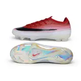 Nike Air Zoom Mercurial Vapor 17 Elite White and Red Firm Ground FG Football Boot