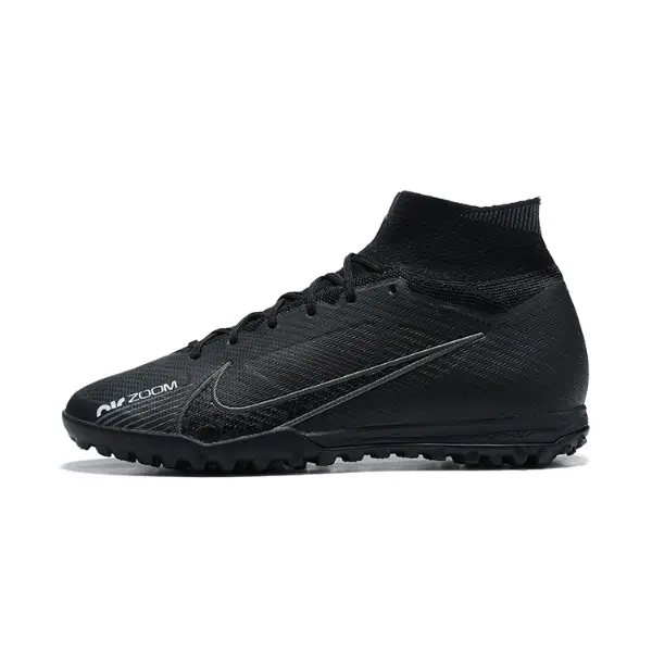 Nike Zoom Mercurial Superfly 9 Elite Black Pack Kids Turf TF Football Boot