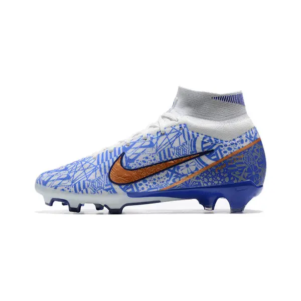 Nike Zoom Mercurial Superfly 9 Elite CR7 Pack Blue Firm Ground FG Kids Football Boot