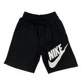 Nike Black and White Shorts - Bold NIKE Print