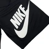 Nike Black and White Shorts - Bold NIKE Print