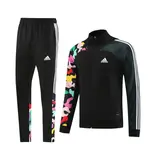Adidas Black and Colorful II Cold Set Jacket and Pants