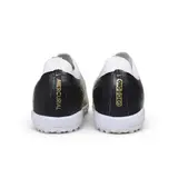 Nike Air Zoom Mercurial Vapor 17 Elite Golden and White Turf TF Kids Football Boot