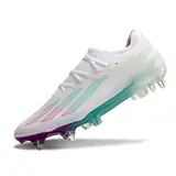 Adidas X Crazyfast1 White Purple and Blue Mixed Studs SG Football Boot