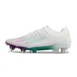 Adidas X Crazyfast1 White Purple and Blue Mixed Studs SG Football Boot