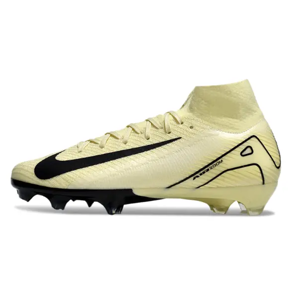 Nike Air Zoom Mercurial Superfly 10 Elite Yellow and Black Firm Ground FG Football Boot
