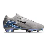 Nike Air Zoom Mercurial Vapor 16 Elite Gray and Black Firm Ground FG Kids Football Boot