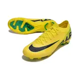 Nike Zoom Mercurial Vapor 15 Elite Yellow Green and Black Firm Ground FG Kids Football Boot