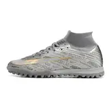 Nike Zoom Mercurial Superfly 9 Elite Kids Turf TF Football Boot - Silver