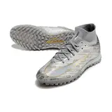 Nike Zoom Mercurial Superfly 9 Elite Kids Turf TF Football Boot - Silver