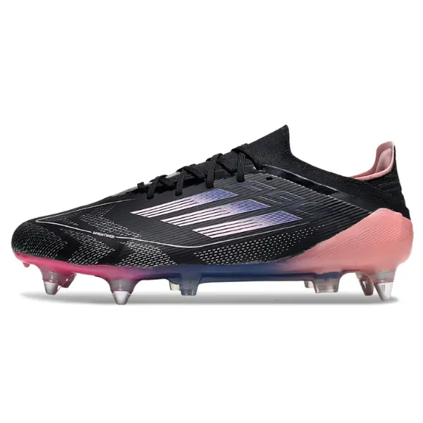 Adidas F50 Primeknit Elite Black and Pink Mixed Studs SG Football Boot