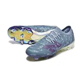 New Balance Furon Team V8 Blue and Purple Firm Ground FG Football Boot