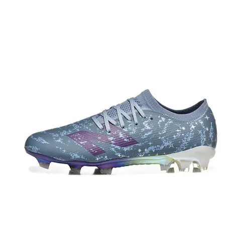 New Balance Furon Team V8 Blue and Purple Firm Ground FG Football Boot