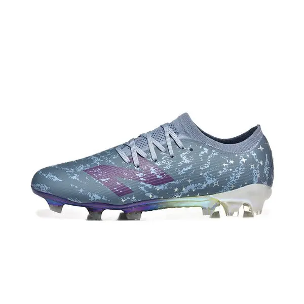 New Balance Furon Team V8 Blue and Purple Firm Ground FG Football Boot
