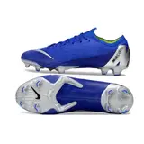 Nike Air Zoom Mercurial Vapor 12 Elite Blue and Silver Firm Ground FG Football Boot