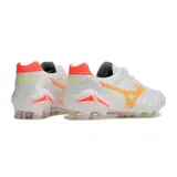 Mizuno Morelia Neo IV Pro White Orange and Yellow Firm Ground FG Football Boot