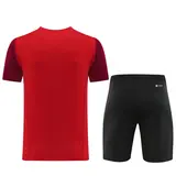 Adidas Red Training Set T-Shirt and Shorts