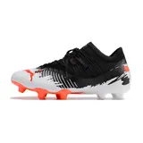 Puma Future Z 1.3 Black White and Orange Firm Ground FG Football Boot