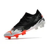 Puma Future Z 1.3 Black White and Orange Firm Ground FG Football Boot
