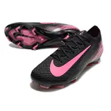 Nike Air Zoom Mercurial Vapor 16 Elite Black and Pink Firm Ground FG Football Boot - Pink Print