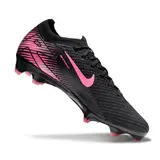Nike Air Zoom Mercurial Vapor 16 Elite Black and Pink Firm Ground FG Football Boot - Pink Print