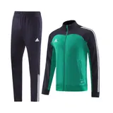 Adidas Green Black Cold Set Jacket and Pants