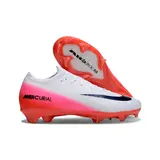 Nike Air Zoom Mercurial Vapor 16 Elite Fear Nothing Pack White and Black Firm Ground FG Kids Football Boot