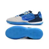 Nike Streetgato Gray and Blue Indoor IC Football Boot