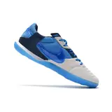 Nike Streetgato Gray and Blue Indoor IC Football Boot