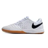 Nike Lunar Gato II White and Gray Indoor IC Football Boot - White/Black