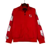 Tommy Hilfiger Red and White Windbreaker Jacket