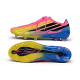 Adidas F50 Hyperfast Elite Pink, Yellow and Blue Firm Ground FG Football Boot