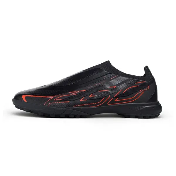 Adidas F50 Hyperfast Laceless Elite Black Turf TF Football Boot