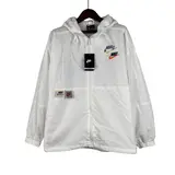 Nike White Windbreaker Jacket