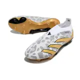 Adidas Predator 30 Elite Laceless Gray and Gold Firm Ground FG Football Boot