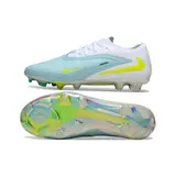 Nike Phantom 6 Elite White, Light Blue and Yellow Firm Ground FG Football Boot