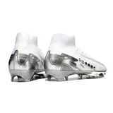 Nike Air Zoom Mercurial Superfly 10 Elite White and Silver Firm Ground FG Football Boot