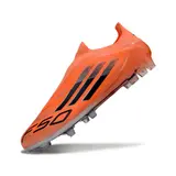 Adidas F50 Elite Laceless Orange and Black Firm Ground FG Football Boot
