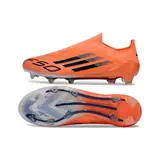 Adidas F50 Elite Laceless Orange and Black Firm Ground FG Football Boot