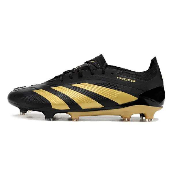 Adidas Predator 30 Elite Black and Gold Firm Ground FG Football Boot