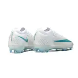 Nike Air Zoom Mercurial Vapor 17 Elite White and Light Blue Firm Ground FG Kids Football Boot