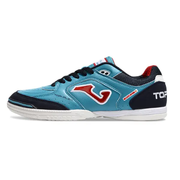 Joma Top Flex 24 IC Blue and Red Indoor IC Football Boot