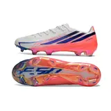 Adidas F50 Hyperfast Laced Elite White and Orange Firm Ground FG Football Boot