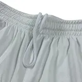 Nike White and Black Shorts - Grey/Black Swoosh