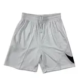 Nike White and Black Shorts - Grey/Black Swoosh