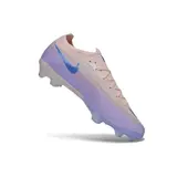 Nike Air Zoom Mercurial Vapor 17 Elite Beige and Purple Firm Ground FG Kids Football Boot
