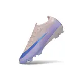 Nike Air Zoom Mercurial Vapor 17 Elite Beige and Purple Firm Ground FG Kids Football Boot