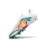 Adidas F50 Elite Laceless White Green and Red Mixed Studs SG Football Boot