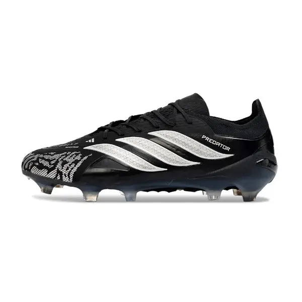 Adidas Predator 26 Elite Black and White Firm Ground FG Football Boot